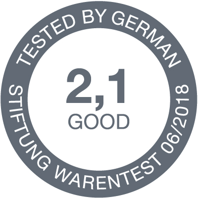 Stiftung Warentest award 2018