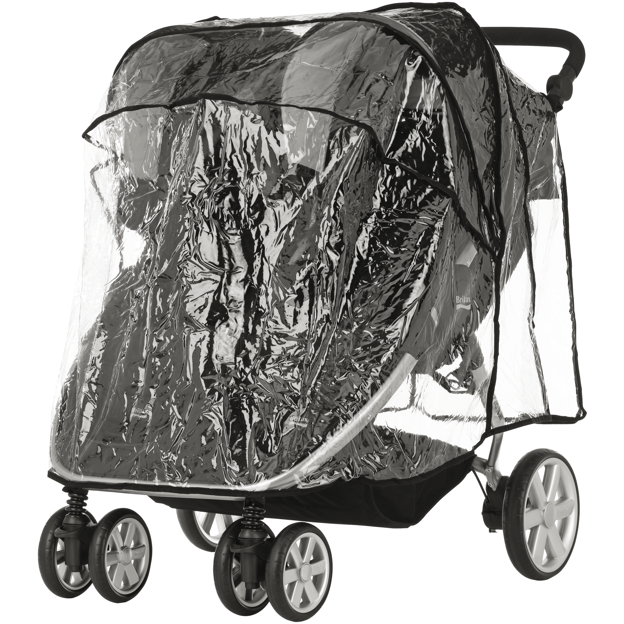 Britax b agile stroller discount rain cover