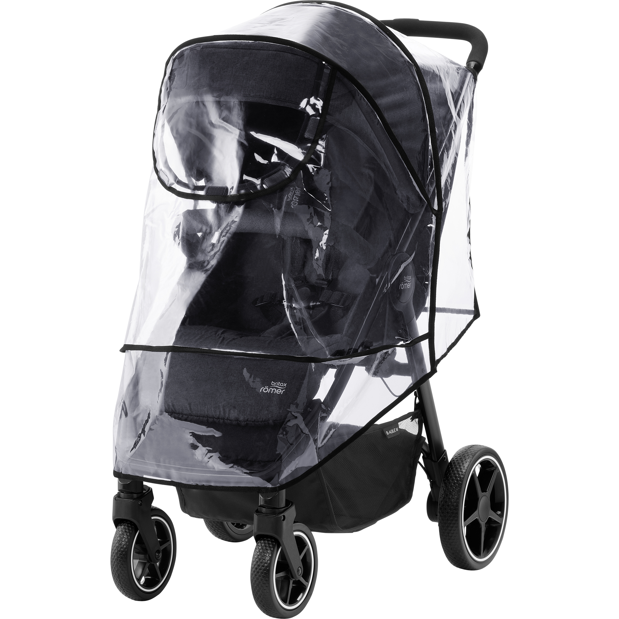 Britax b agile stroller discount rain cover