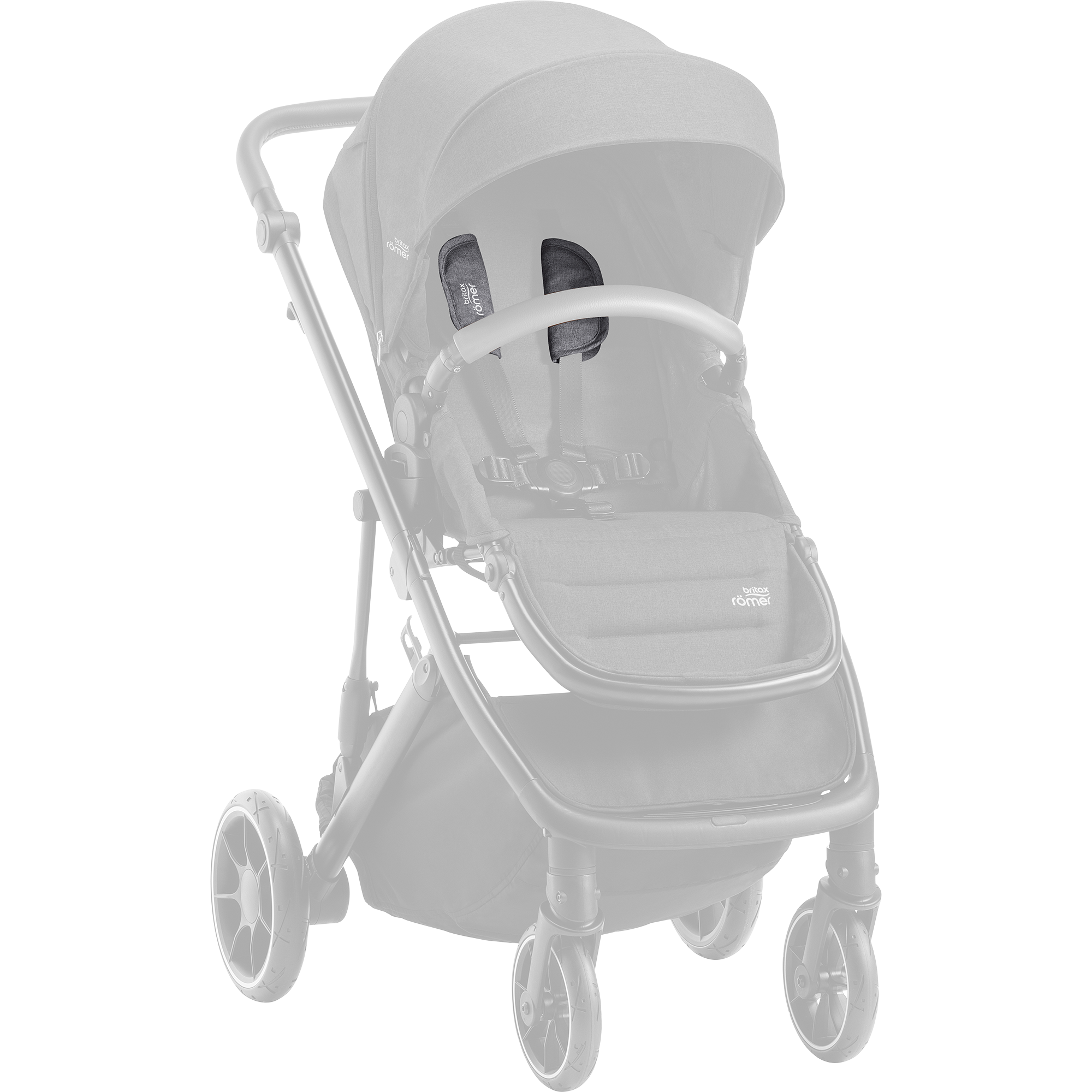 Britax Harness Pads &ndash; STRIDER M Elephant Grey